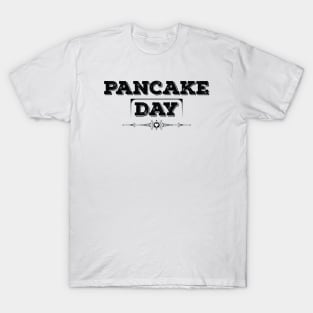 National Pancake Day Black T-Shirt